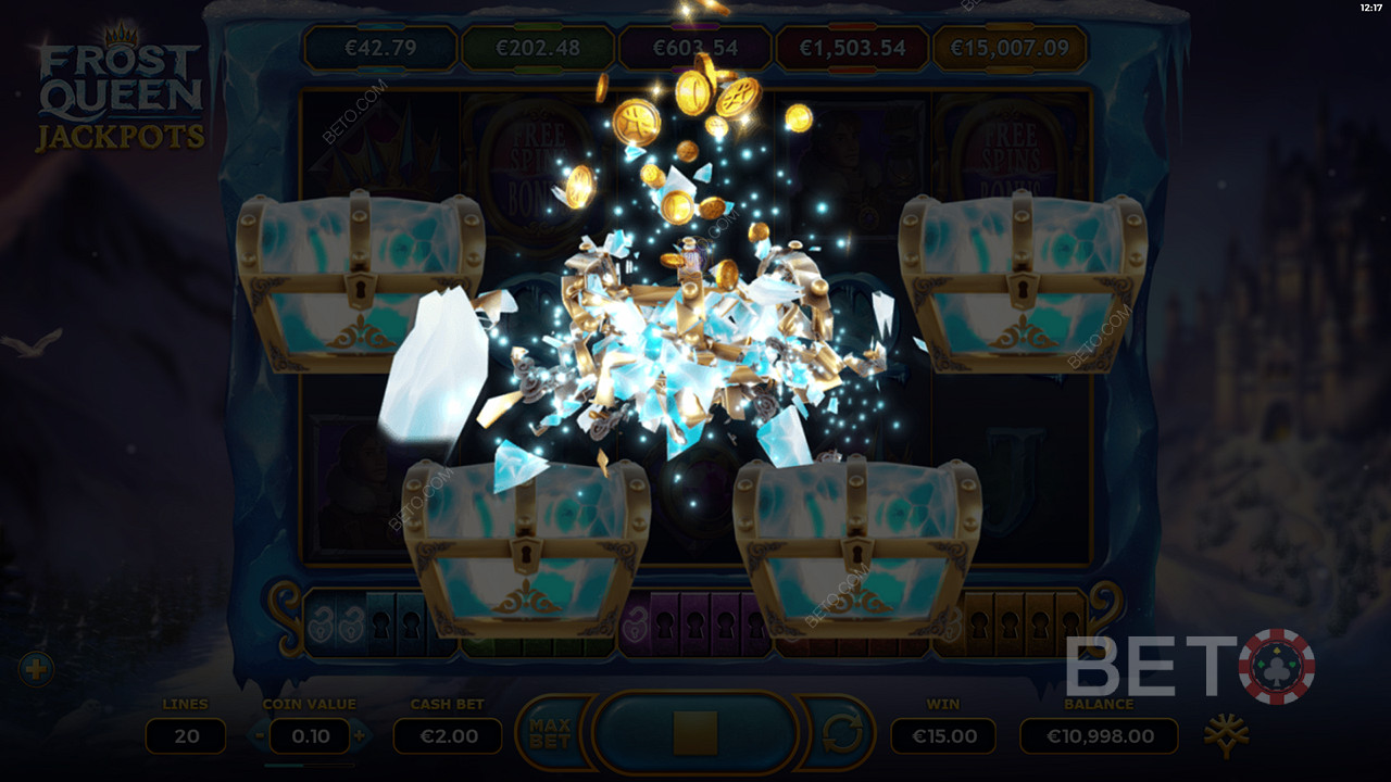 Cracking open the riches in Frost Queen Jackpots