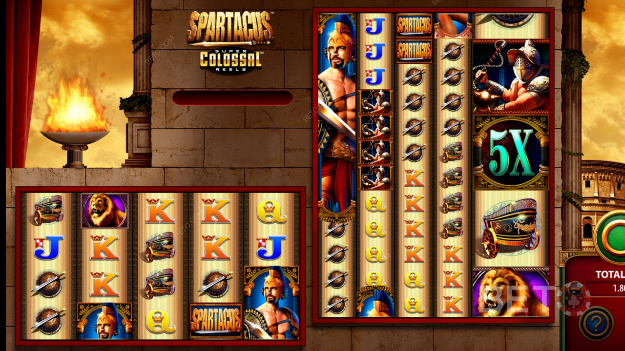 Spartacus Super Colossal Reels Online Pokie