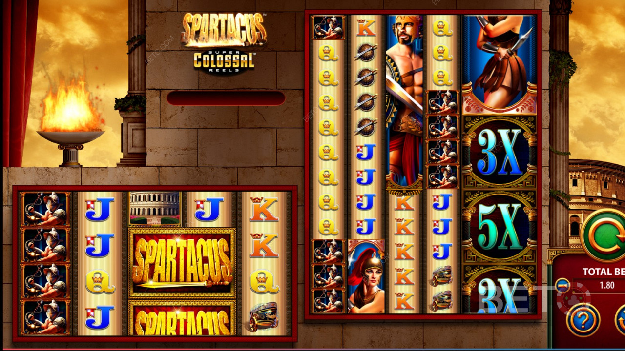 Spartacus Super Colossal Reels: Massive Wins Await