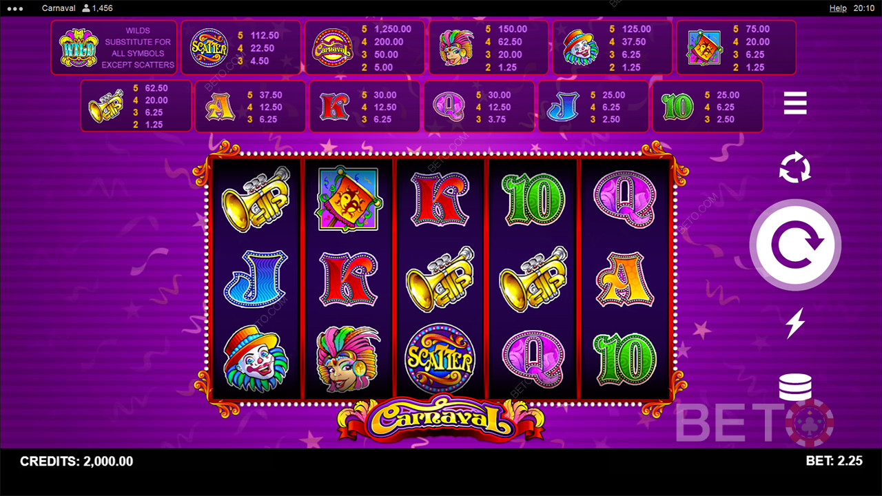 Carnaval: BETO Pokies