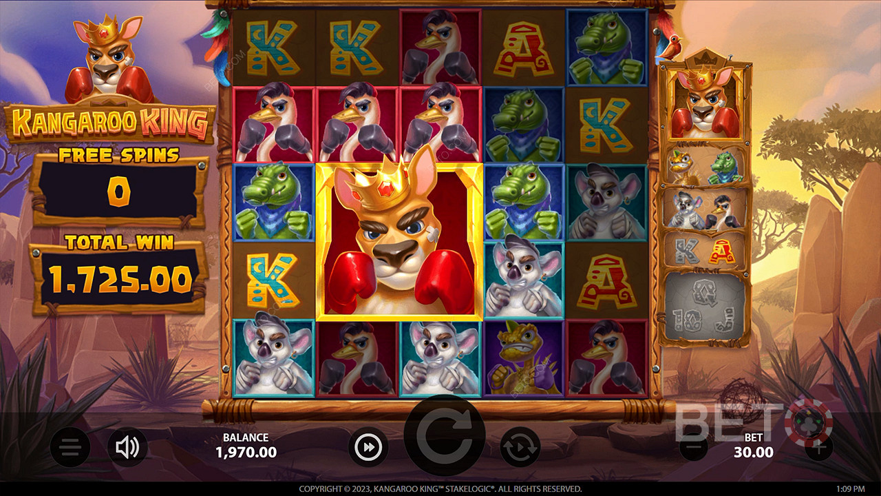 Kangaroo King  Free Play