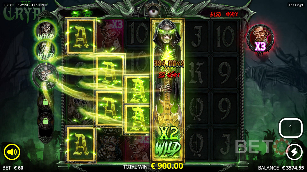Score Big with 27,000x Stakes in The Crypt Pokie!