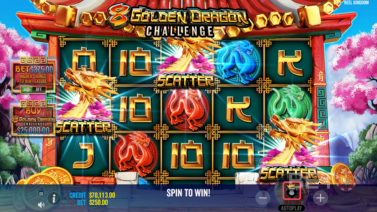 8 Golden Dragon Challenge: BETO Pokies Review