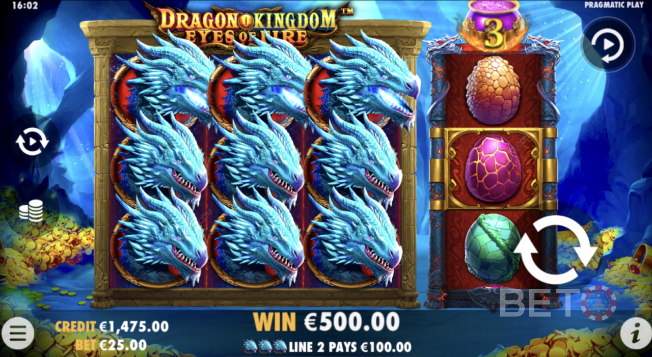 Dragon Kingdom: Eyes of Fire Jackpot Blitz