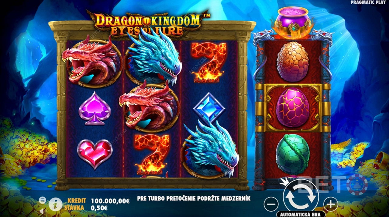 Dragon Kingdom Eyes of Fire Pokie Game