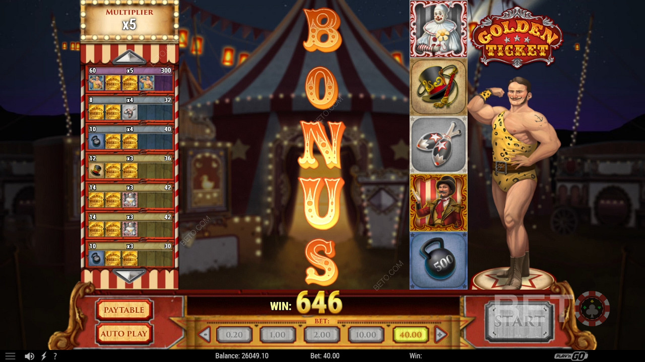 Golden Ticket (Play'n Go) Free Play