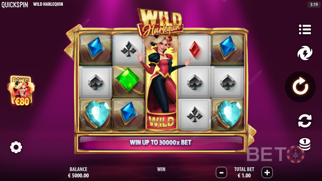 Wild Harlequin Review by BETO Pokies
