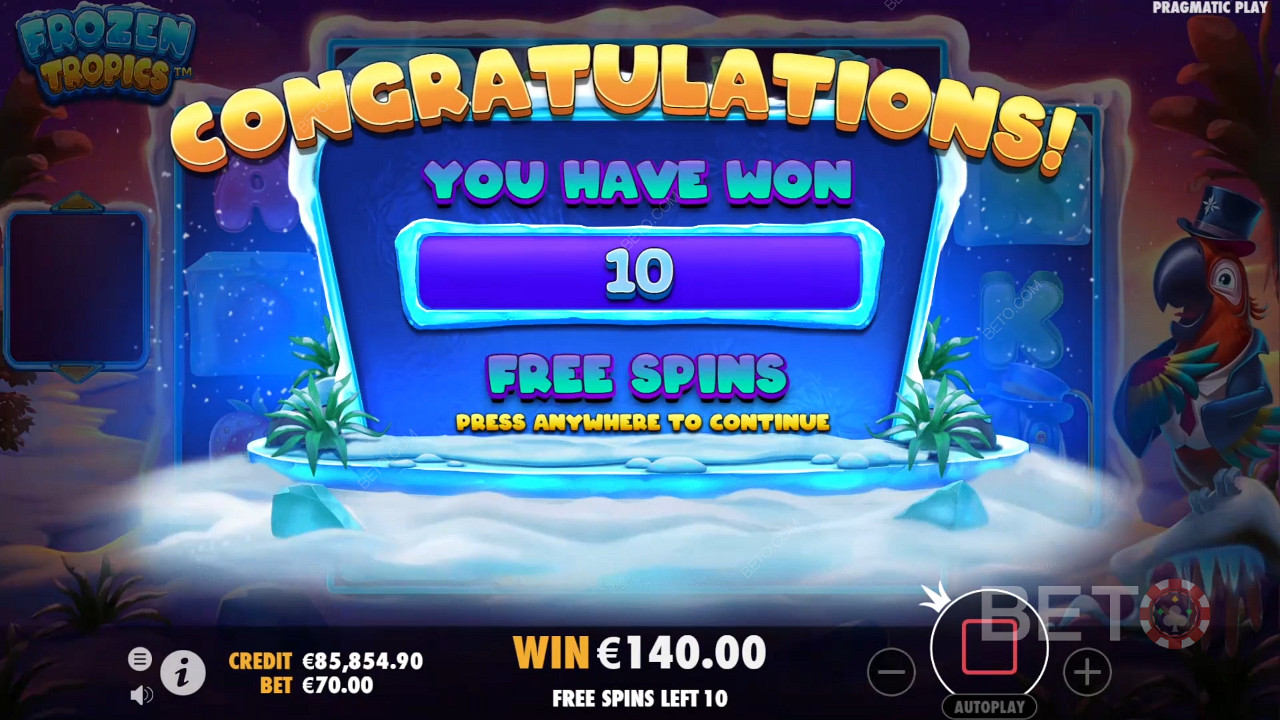 Score 10 Free Spins with a Sticky Win Multiplier, Mate