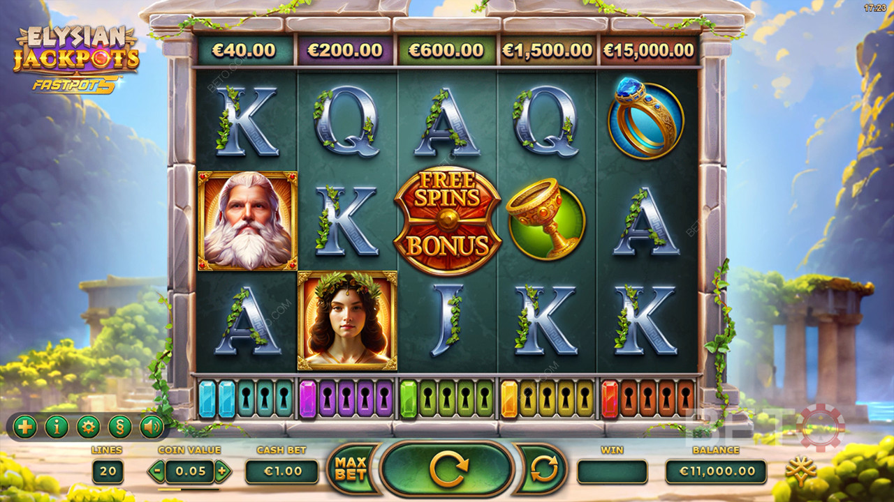 Elysian Jackpots Review by BETO Pokies