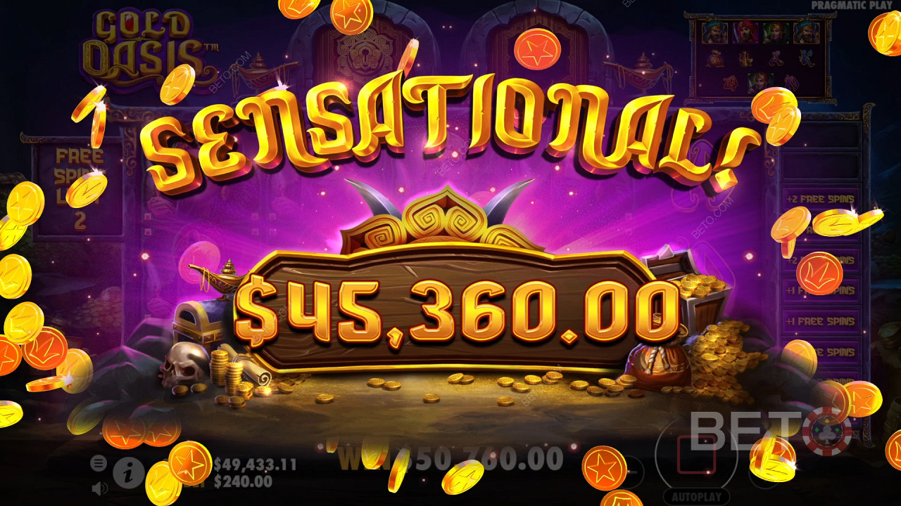 Ripper Bonus Features in Gold Oasis by Pragmatic Play
