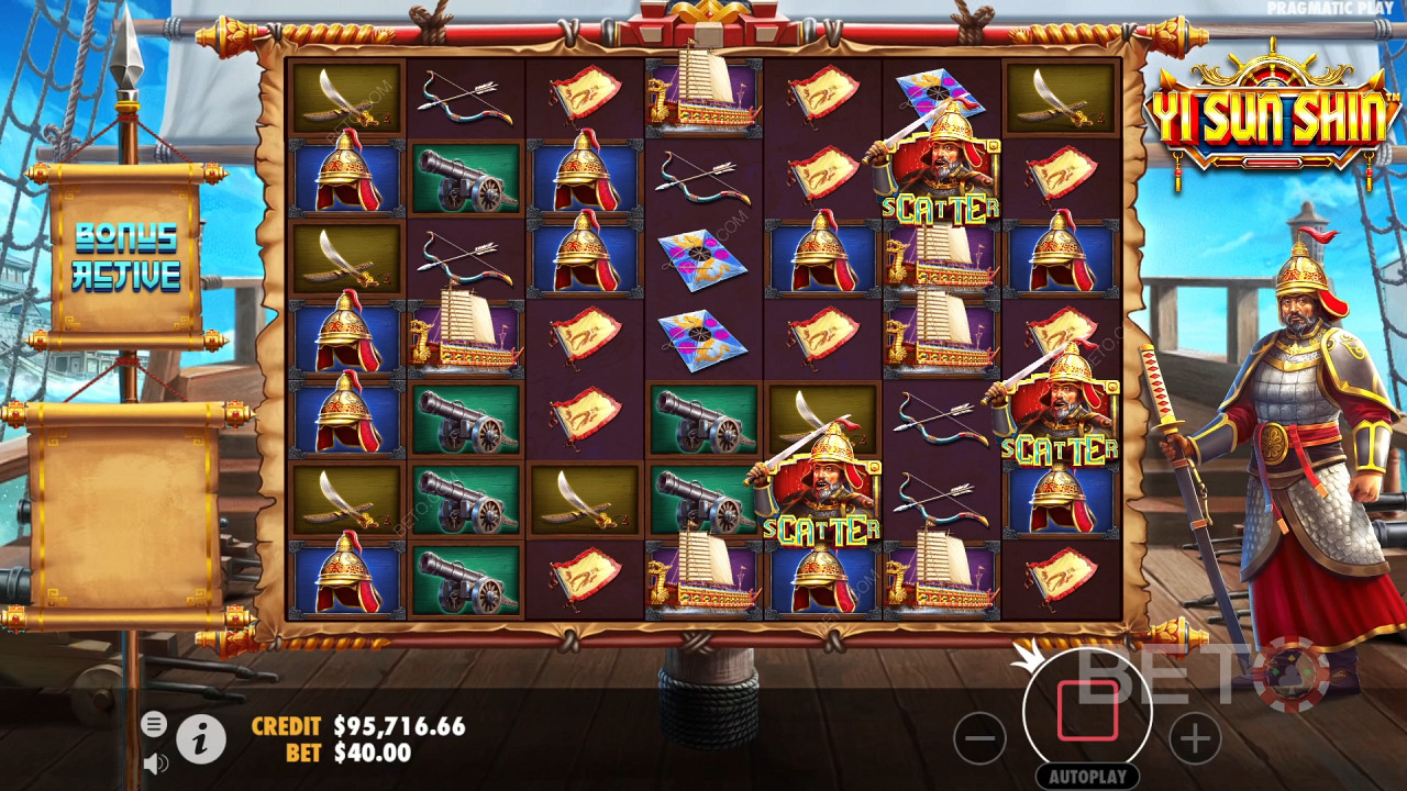 Ace Yi Sun Shin by Pragmatic Play on BETO Pokies