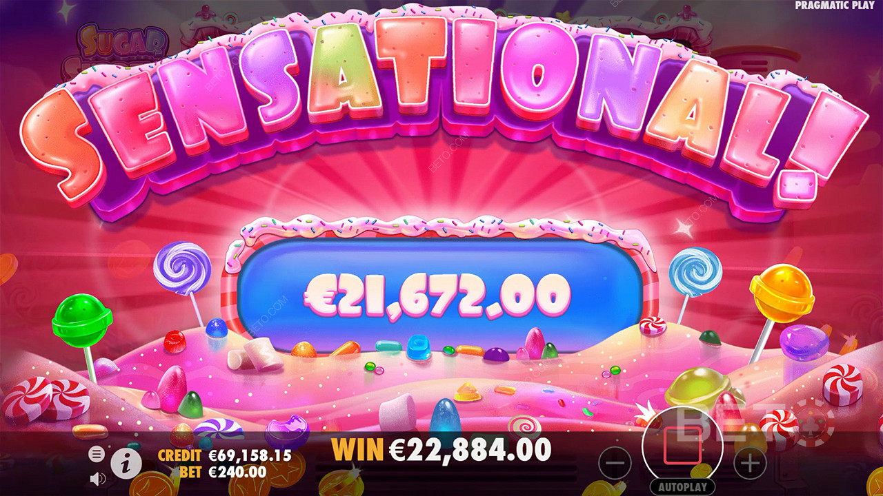 Score 5,000x Your Stake in Sugar Supreme Powernudge Online Pokie!
