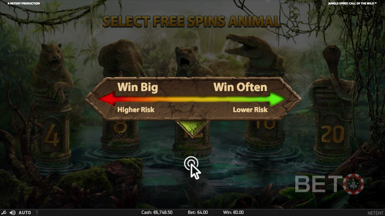 Pick Your Beast for Free Spins in Jungle Spirit: Call of the Wild