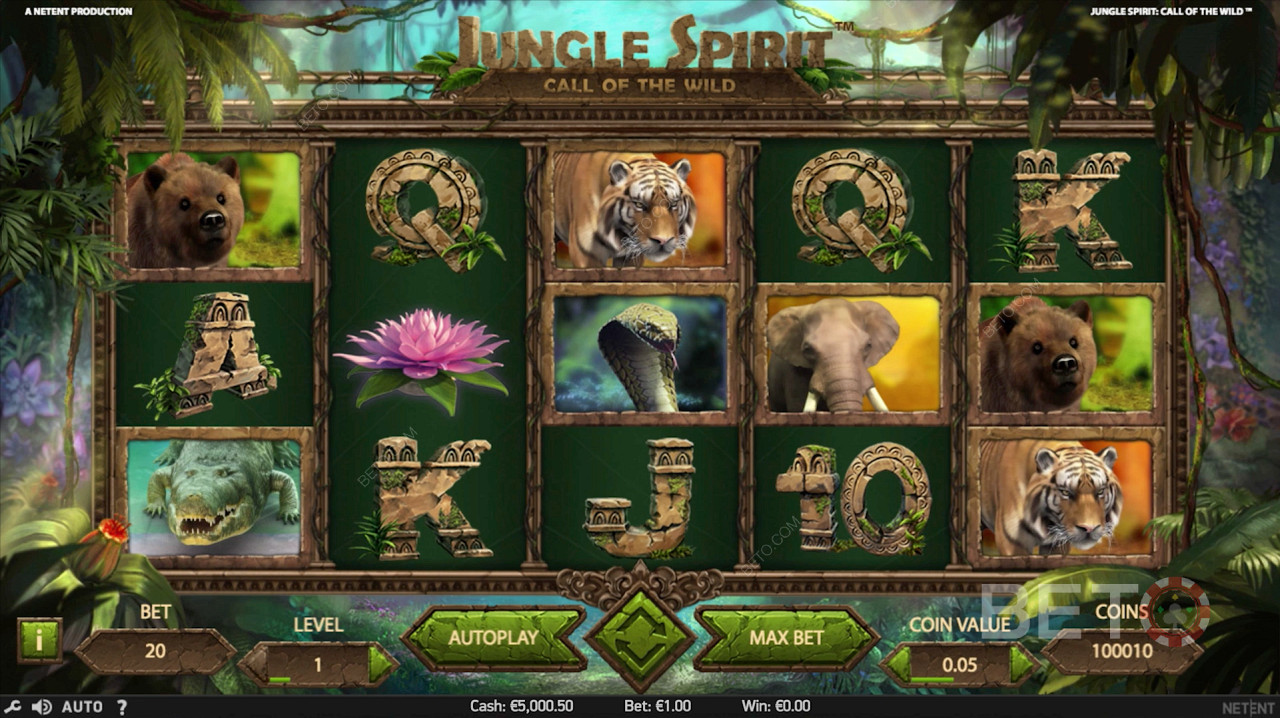 Jungle Spirit: Call of the Wild Pokie Online