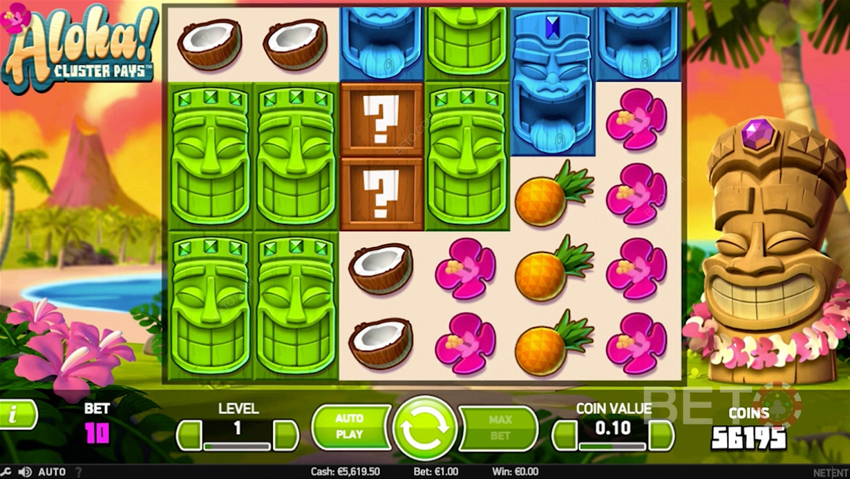 Tropical wins in Aloha! Cluster Pays