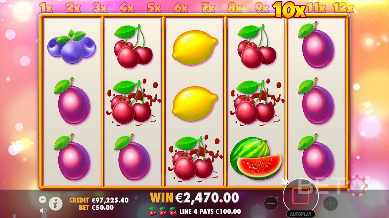 Playing Extra Juicy by Pragmatic Play on BETO