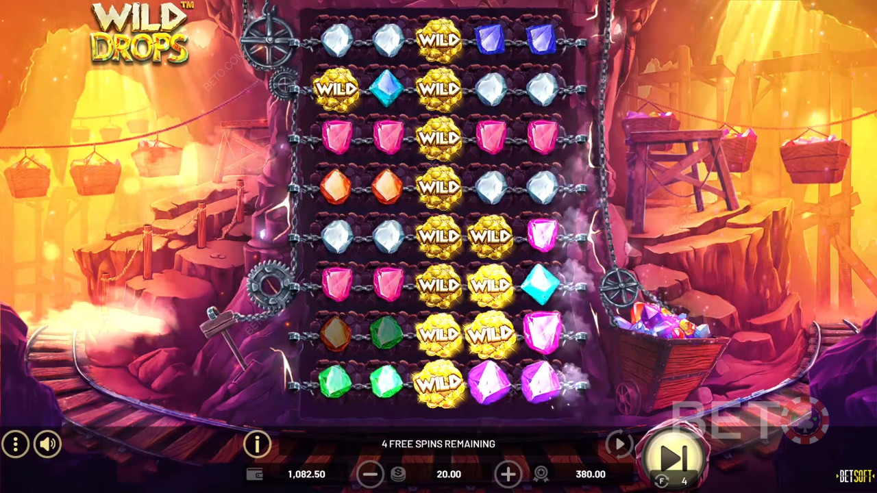 Wild Drops Review on BETO Pokies