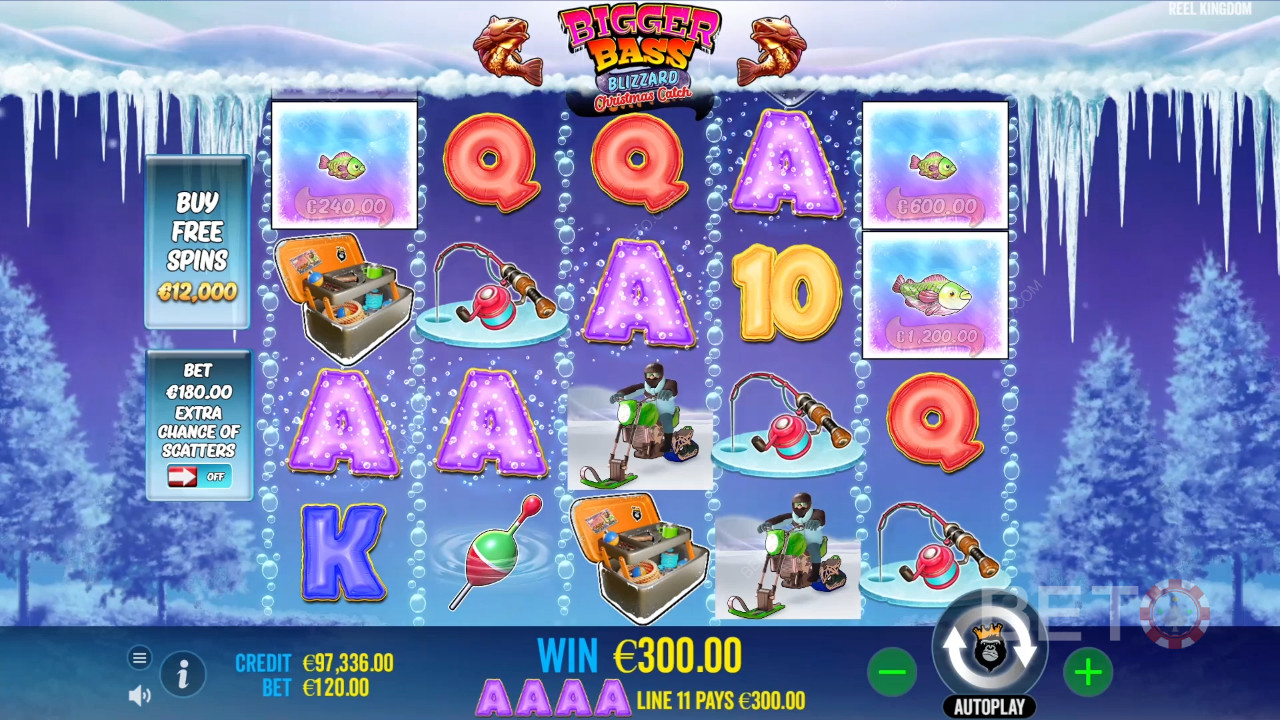 Bigger Bass Blizzard - Festive Catch Review by BETO Pokies