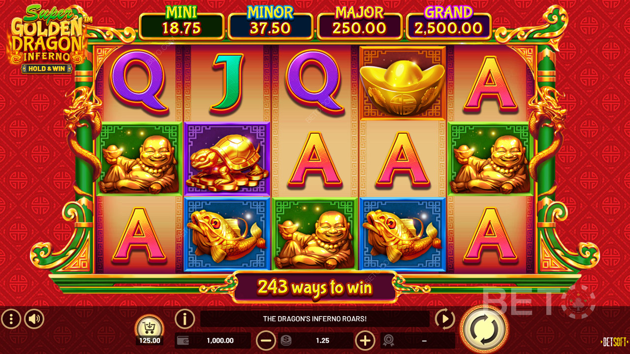 Super Golden Dragon Inferno  Free Play