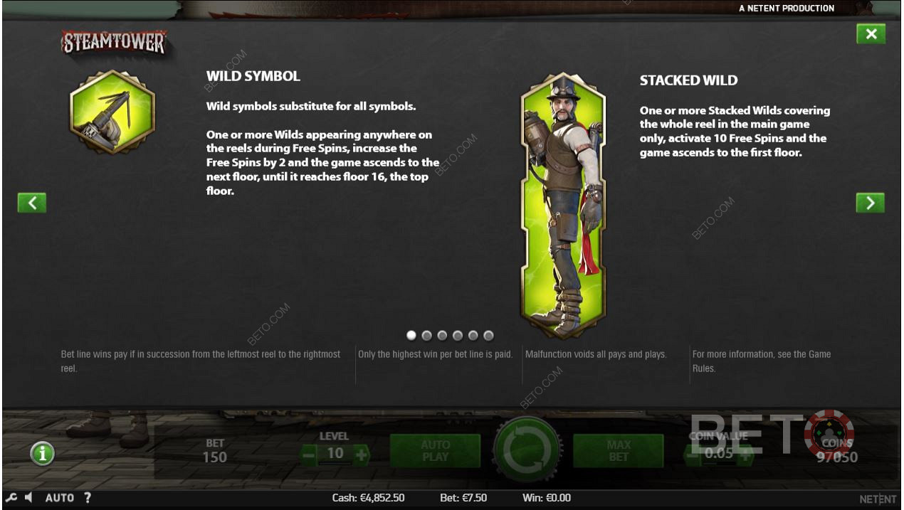 Guide to Steam Tower Online Pokie