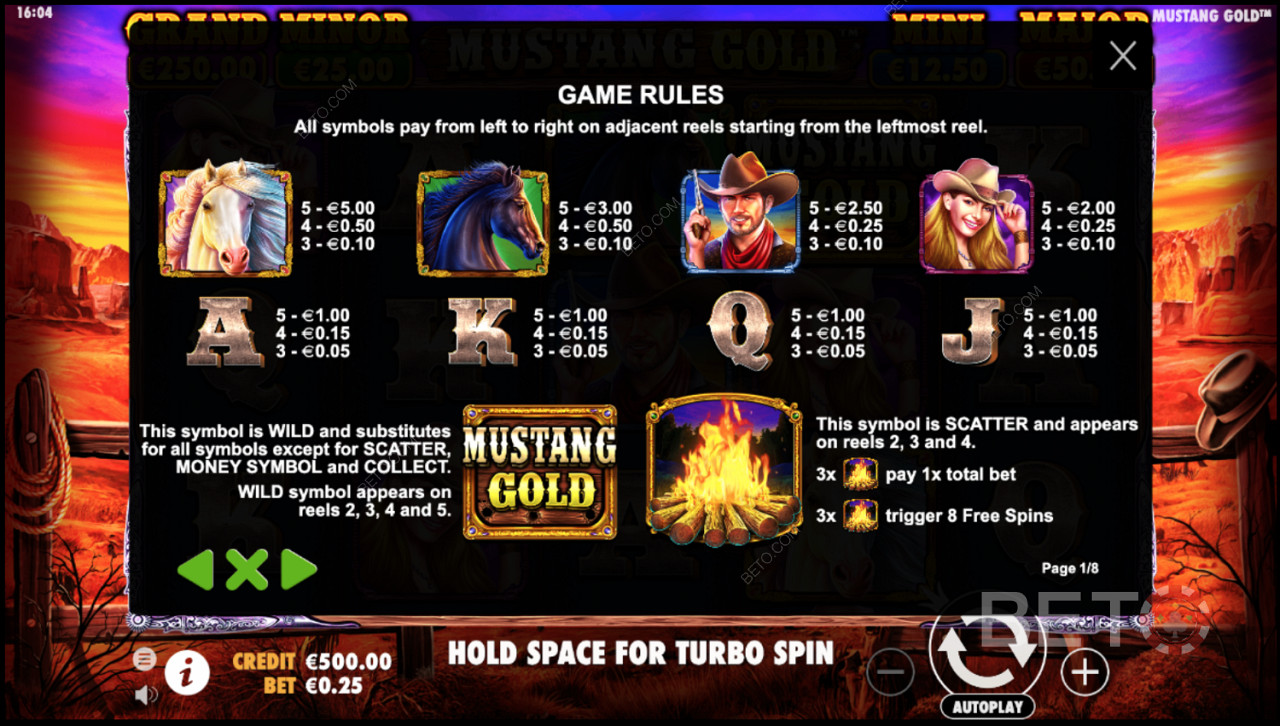 How to Play Mustang Gold Pokie Online
