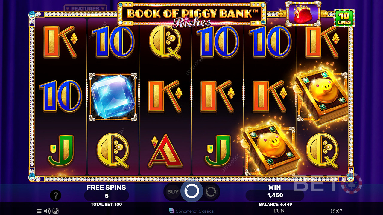 Book Of Piggy Bank - Riches Review by BETO Pokies