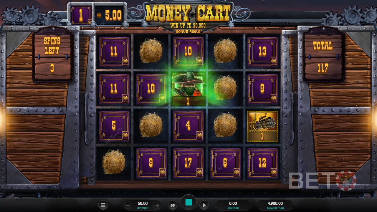 Money Cart Bonus Reels Review by BETO Pokies