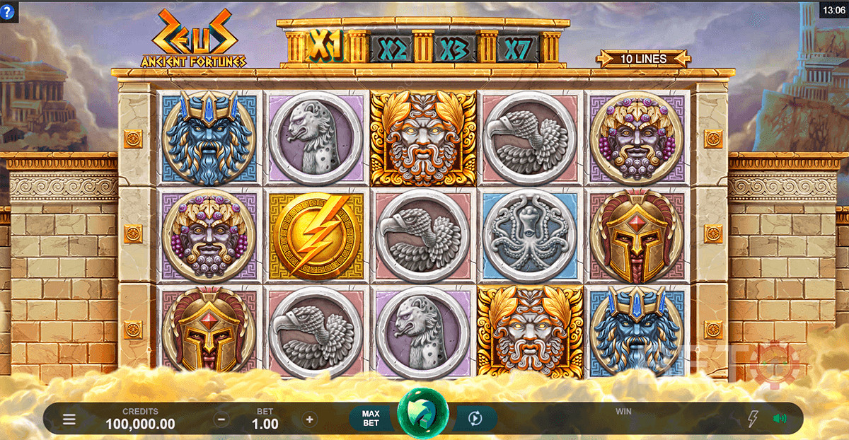 Ripper Mythical Icons in Ancient Fortunes: Zeus