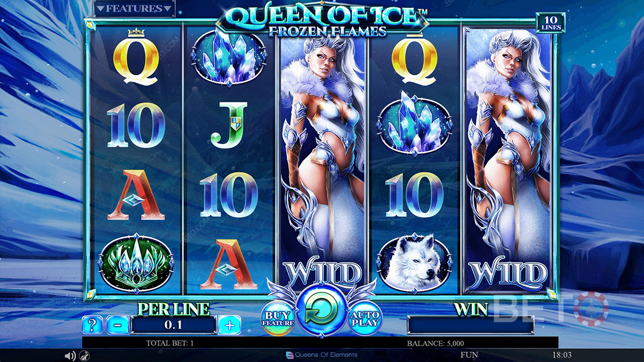 Queen of Ice Frozen Flames  Free Play