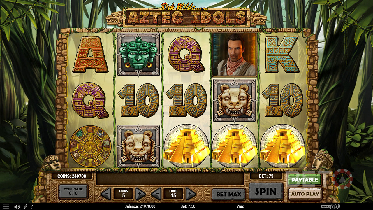 Aztec Idols  Free Play