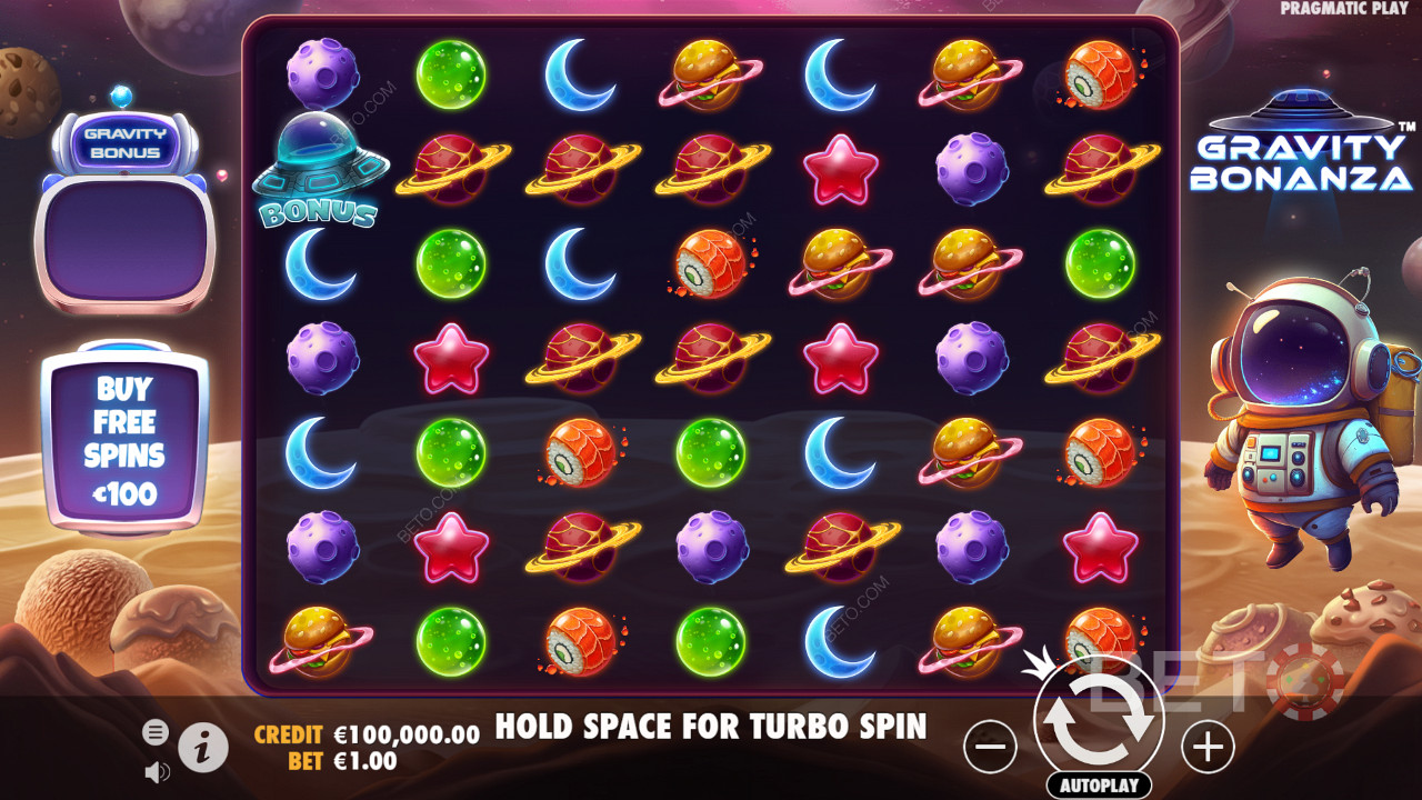 Gravity Bonanza Review by BETO Pokies