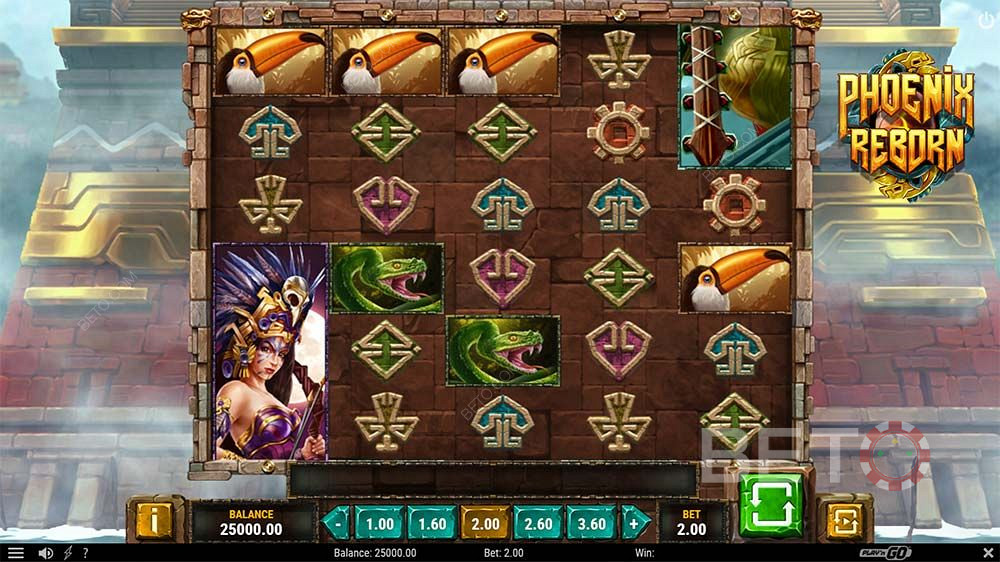 Ripper pokie backdrop of Phoenix Reborn