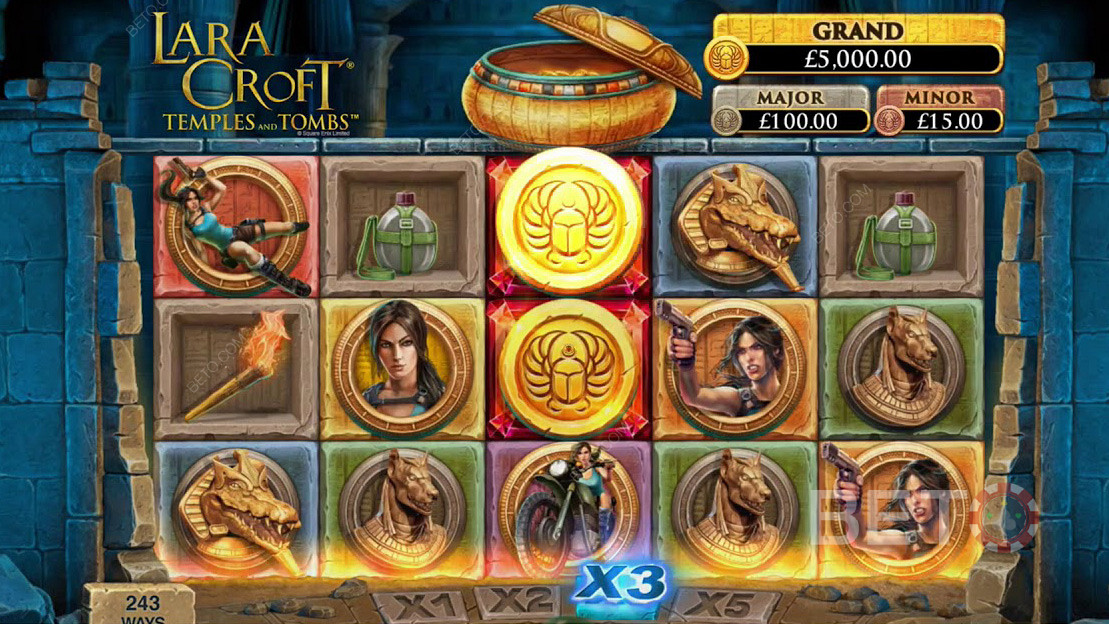 Nabbing Golden Scarabs in Lara Croft Temples and Tombs