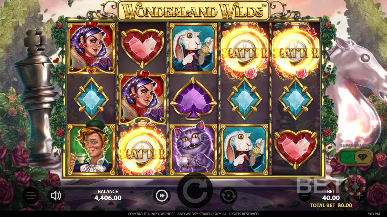 Wonderland Wilds Review by BETO Pokies