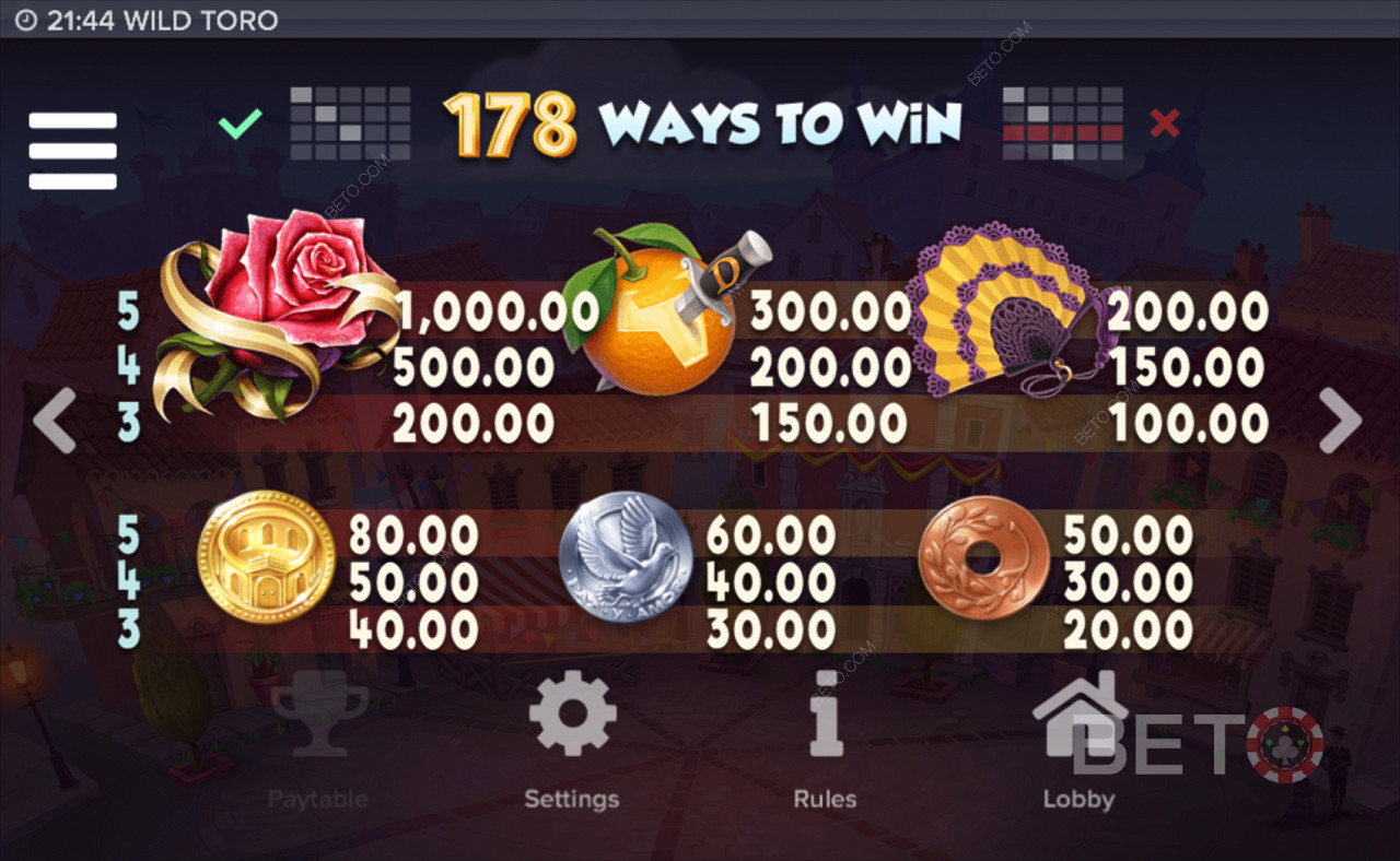 178 Ripper ways to score a win in Wild Toro