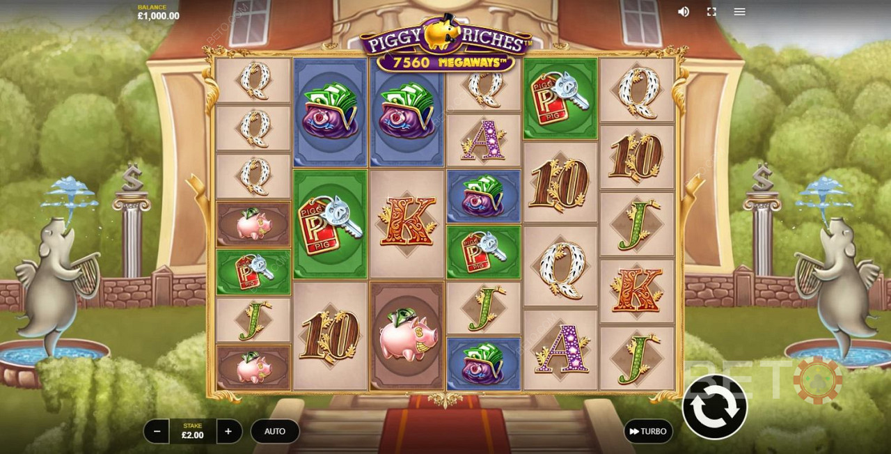 Spin the reels of wealth in Piggy Riches Megaways