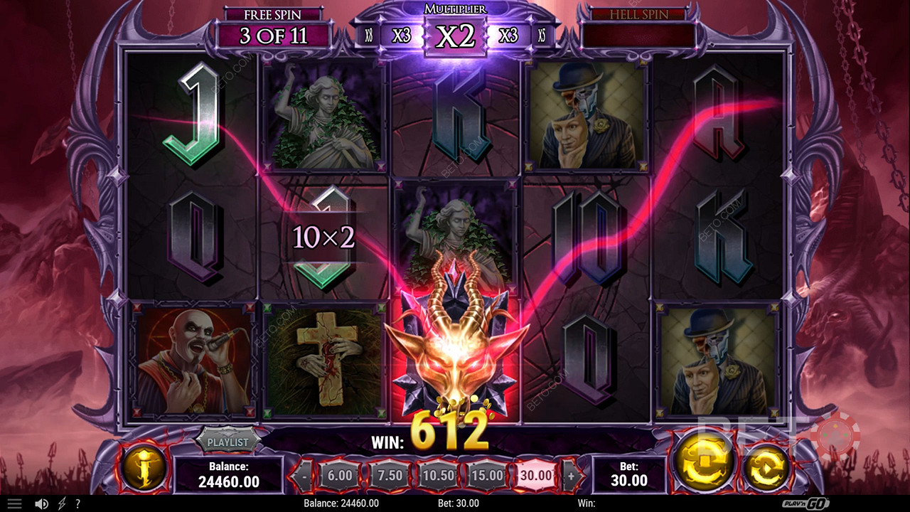 Score 5,000x Your Wager in the Demon Pokie Online!