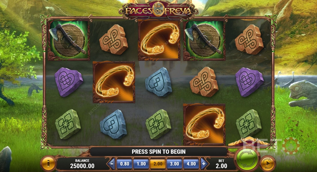 The Faces of Freya Pokie Game