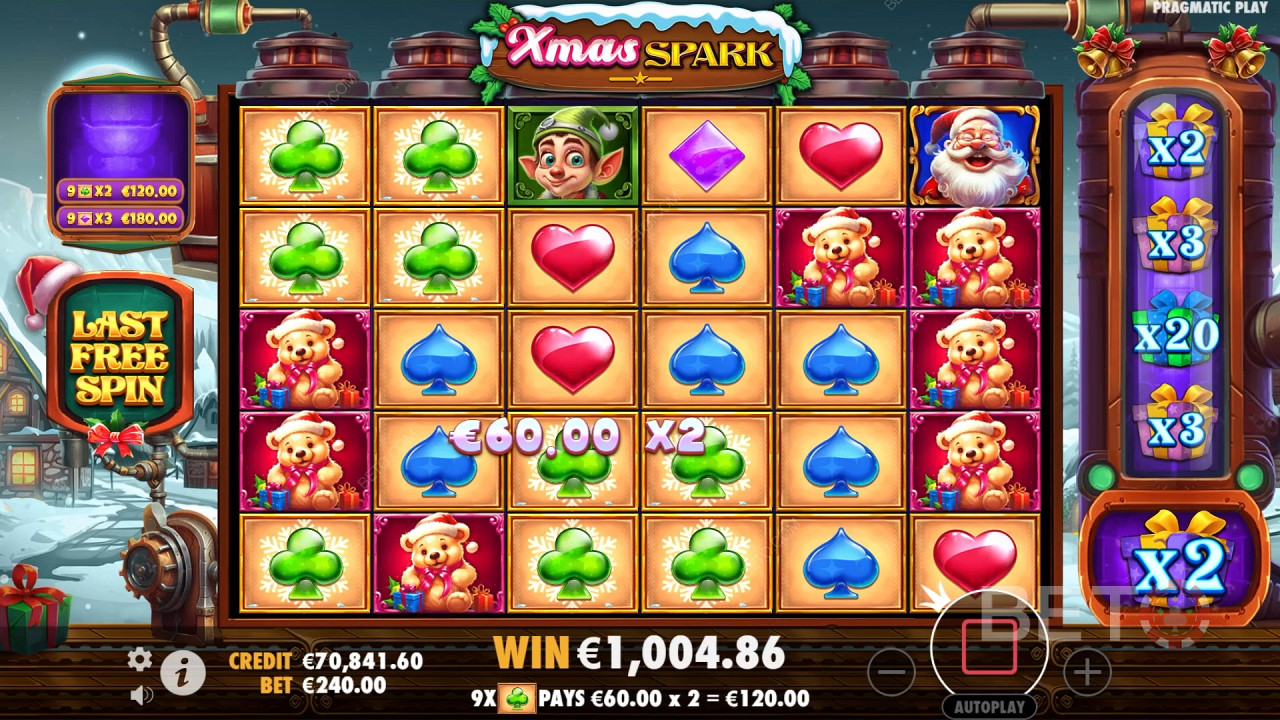 Unwrap the Bonuses in Xmas Spark by Pragmatic Play