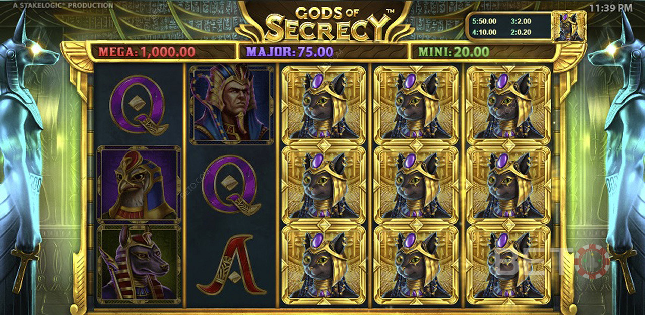 Bonus Spins in Gods of Secrecy