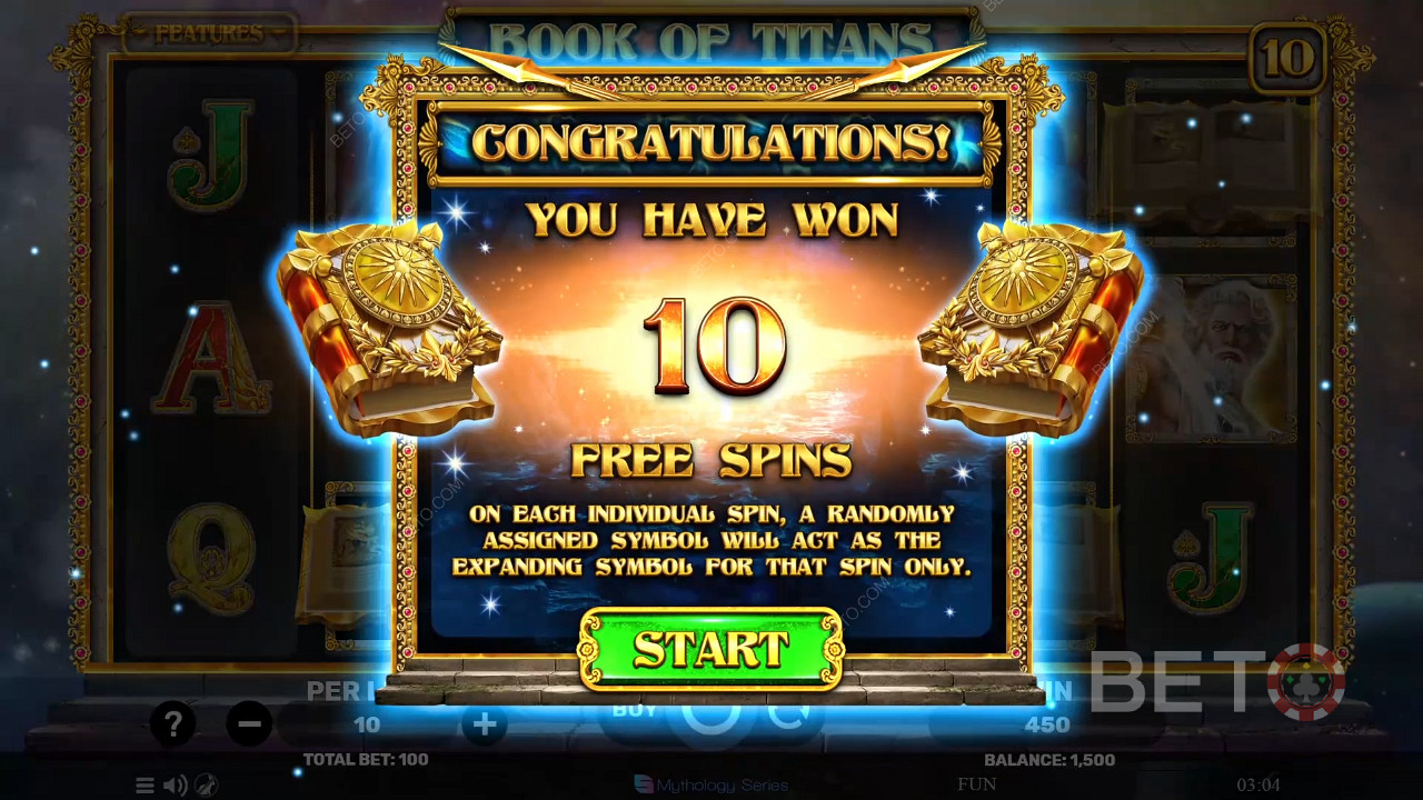 Book of Titans Pokie - Aussie