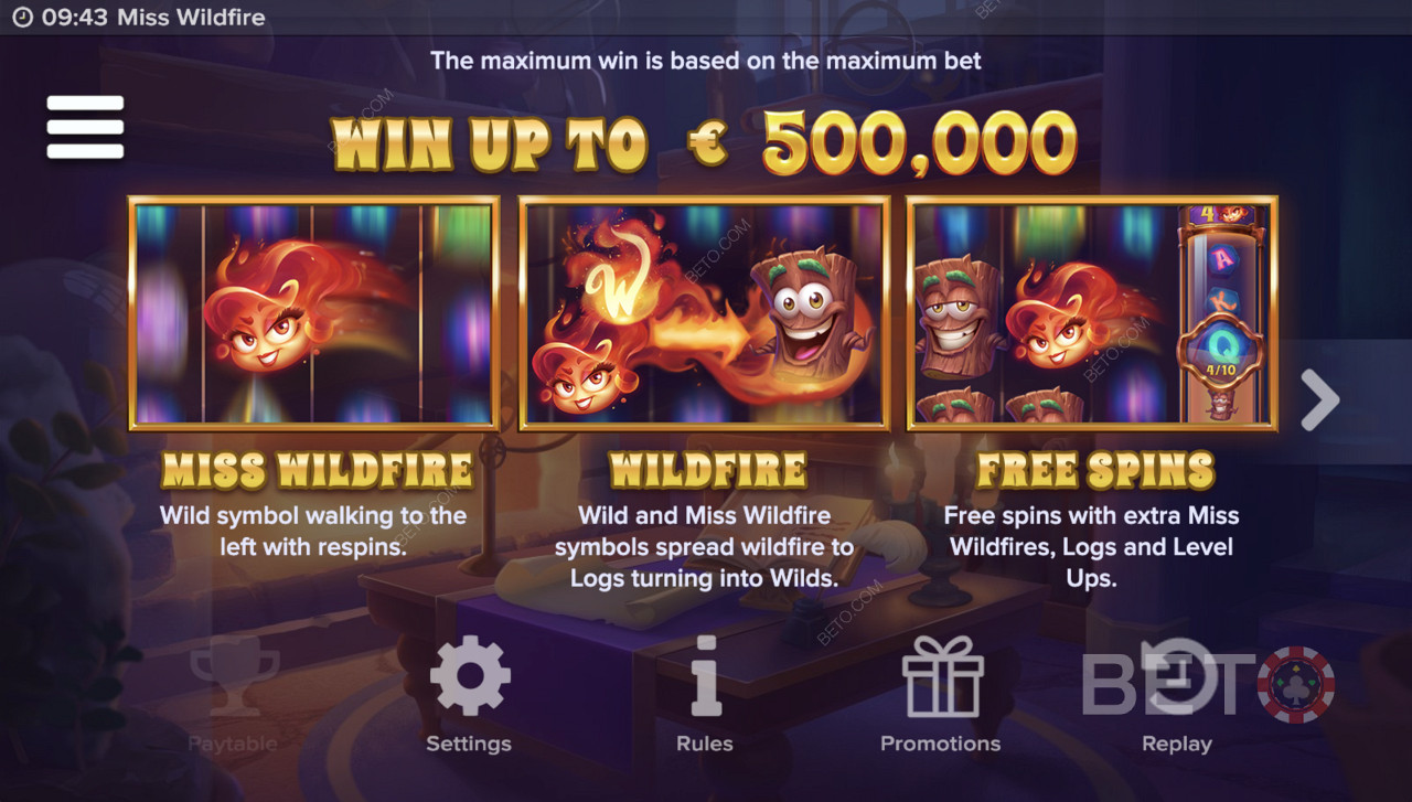 The opening screen gives you a quick rundown of the features