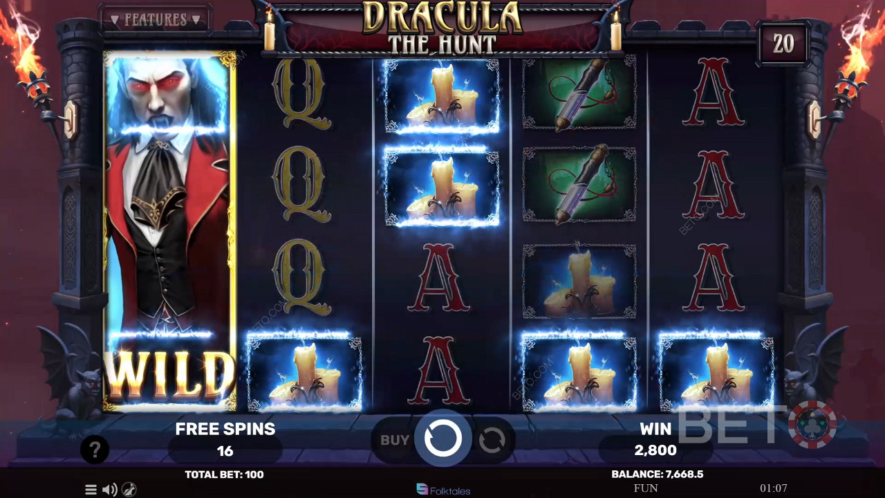 Dracula The Hunt: Bonus Features Breakdown by Spinomenal