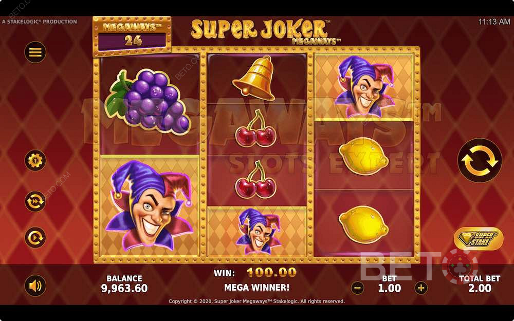 Ripper Pokie Setup of Super Joker Megaways
