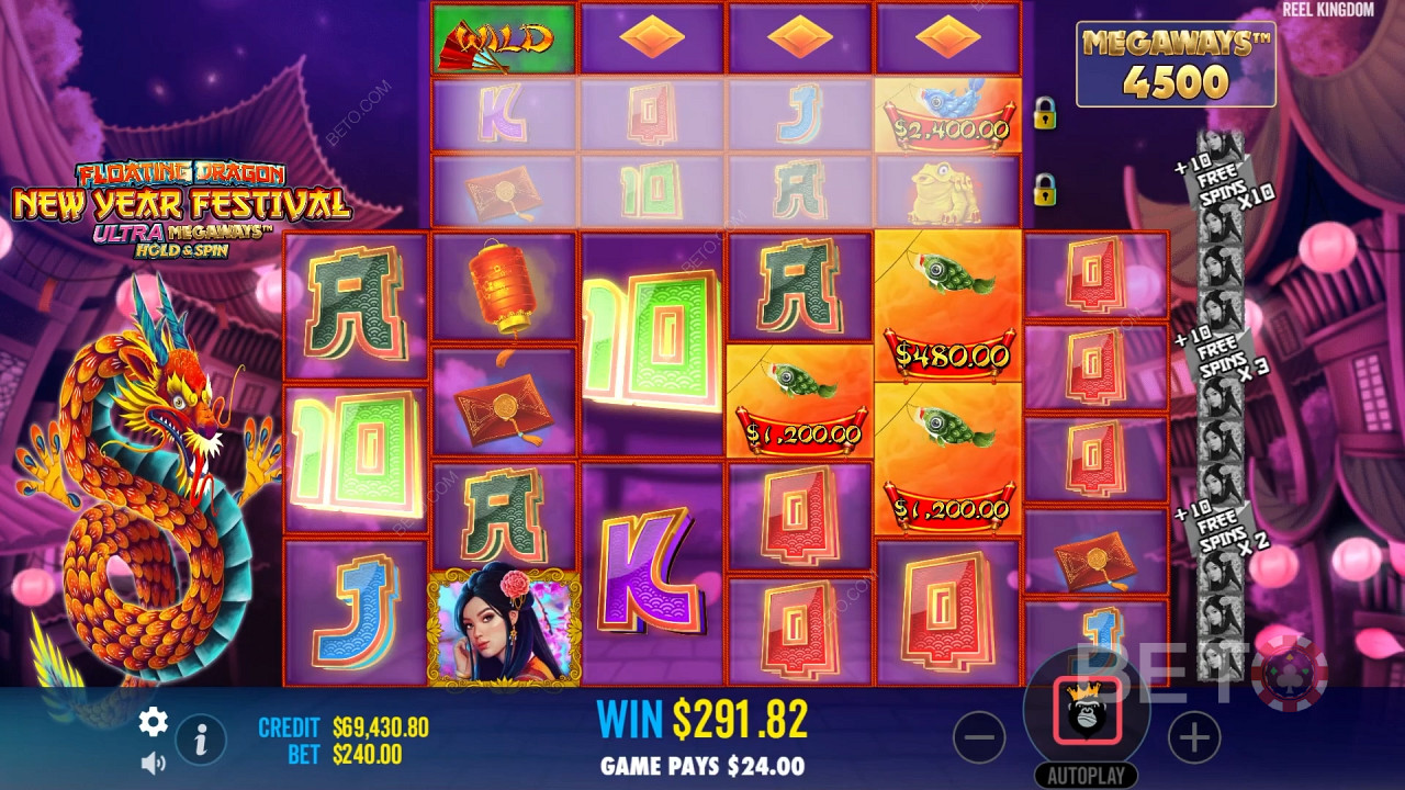Floating Dragon New Year Festival Review by BETO Pokies
