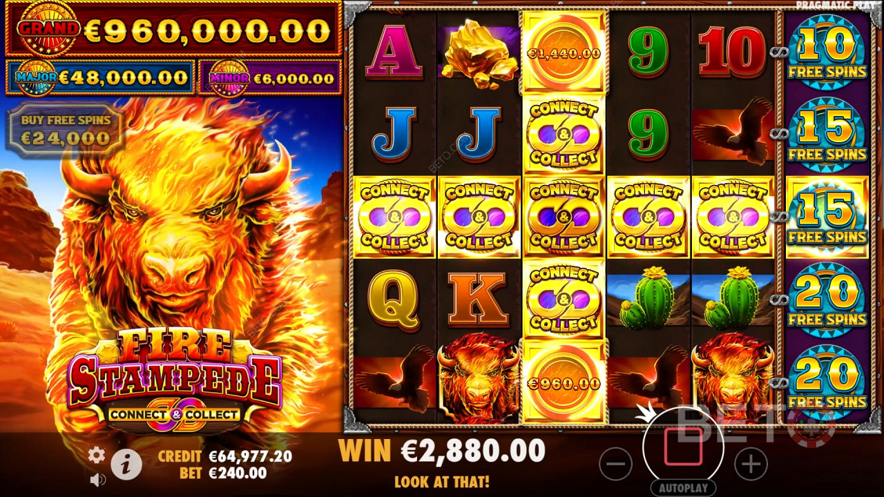 Fire Stampede Review on BETO Pokies