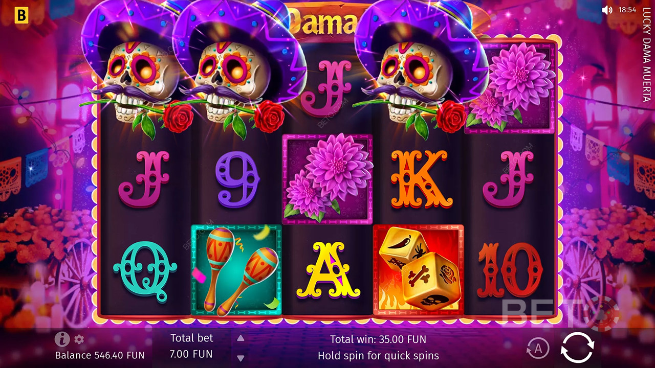 Lucky Dama Muerta Review by BETO Pokies