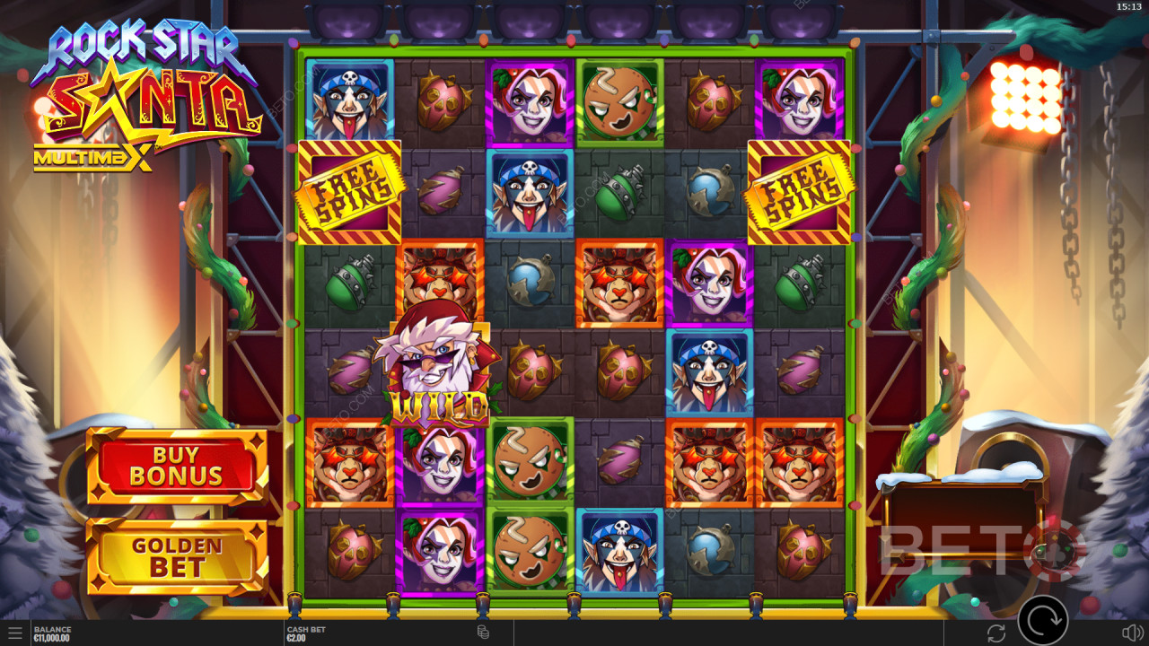 Rock Star Santa MultiMax Review by BETO Pokies