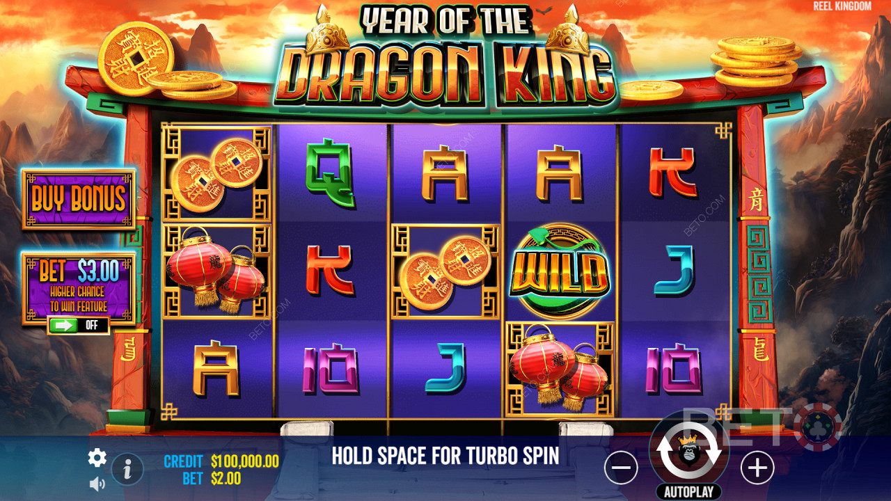 Ripper Bonuses Revealed in Year of the Dragon King by Reel Kingdom