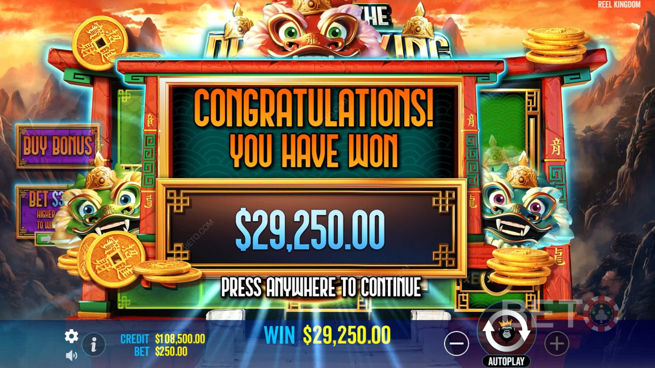 Snag huge payouts in the bonus round, no worries mate